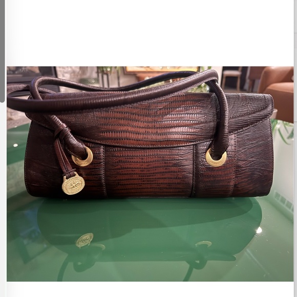 NWT GORGEOUS Brahmin Rosalie Truffle Cooper Shoulder Bag - Picture 2 of 13